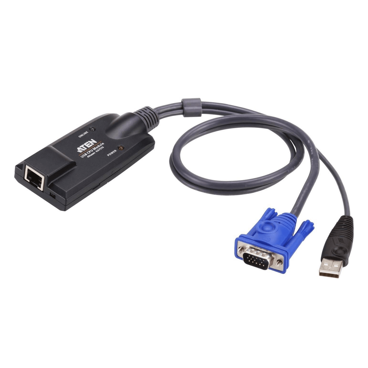 Aten KA7170 USB VGA KVM Adapter with Composite Video Cable