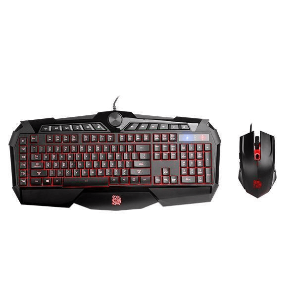 TT ESPORTS CHALLENGER Keyboard and Mouse Combo USB QWERTY Black KB-CPC-MBBRUS-01