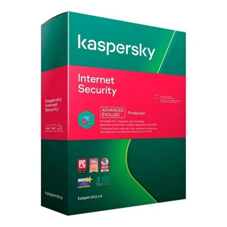 Kaspersky Internet Security Single-License English 1-year 3+1-device KL19499XDFS21ENG