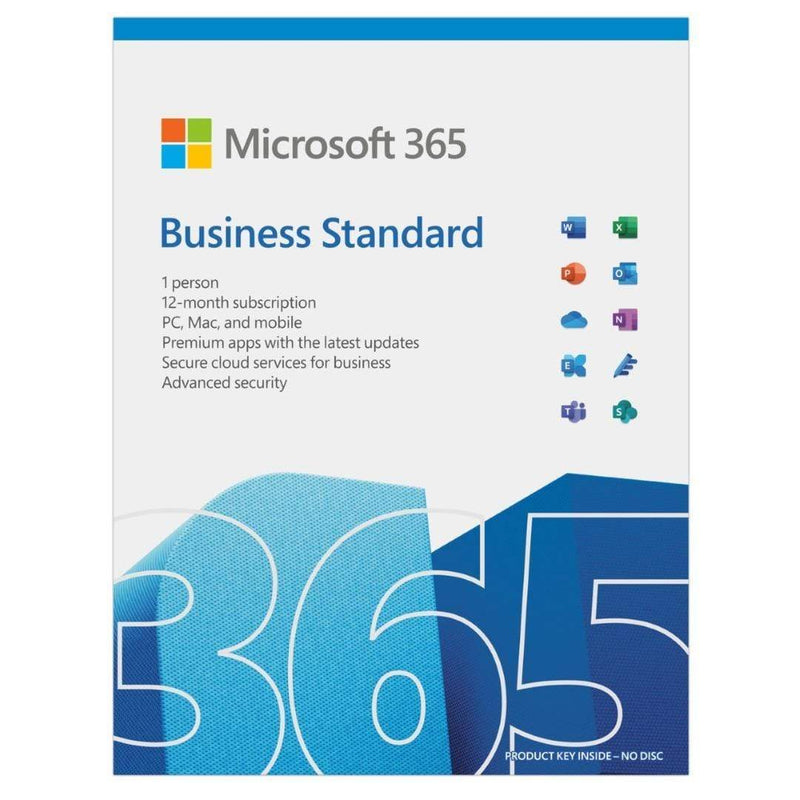 Microsoft 365 Business Standard 1-user 12-month Subscription FPP KLQ-00654