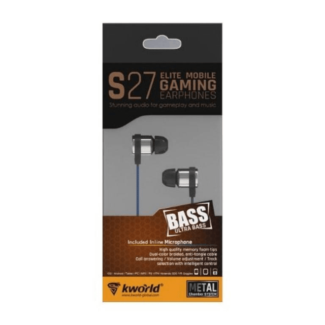 KWorld S27 Gaming In-Ear Headset KW-S27