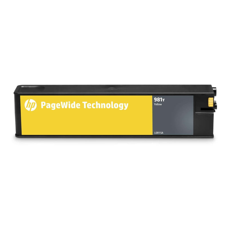 HP 981Y PageWide Yellow High Yield Printer Ink Cartridge Original L0R15A Single-pack