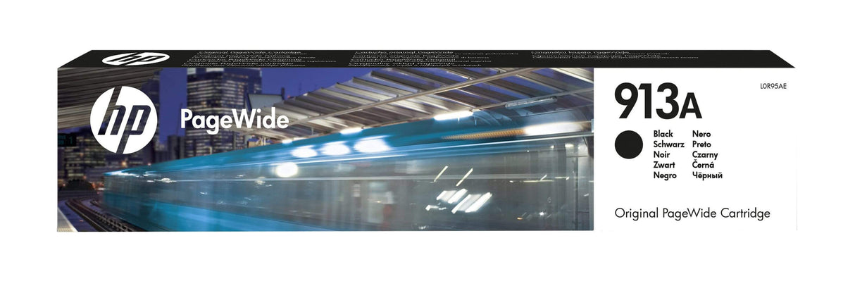 HP 913A PageWide Black Standard Yield Printer Ink Cartridge Original L0R95AE Single-pack