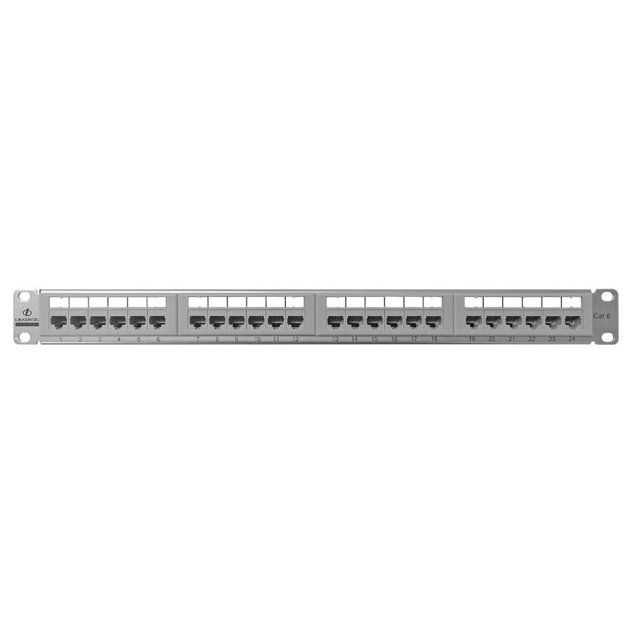 Linkbasic 24-port Cat6 Silver Rack Mount Patch Panel LB-PP246U