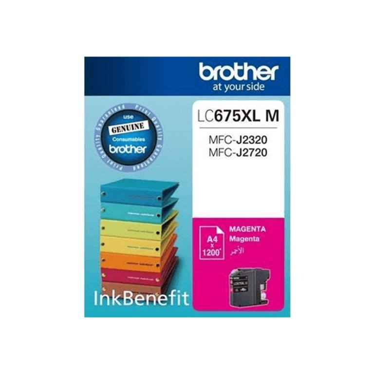 Brother LC-675XLM Magenta High Yield Printer Ink Cartridge Original Single-pack