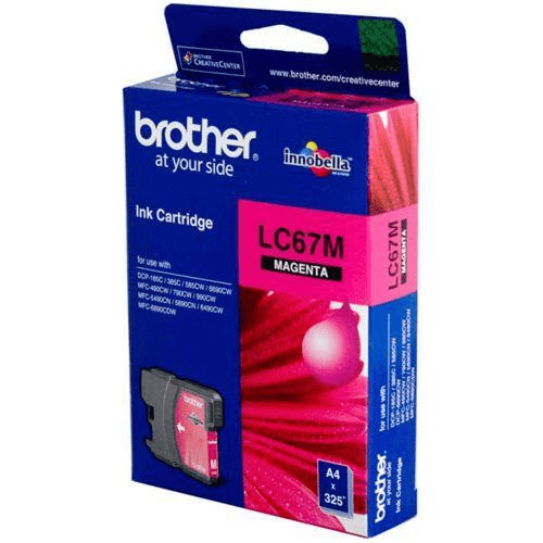 Brother LC-67M Magenta Printer Ink Cartridge Original Single-pack