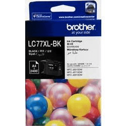 Brother LC-77XLBK Photo Black High Yield Printer Ink Cartridge Original Single-pack
