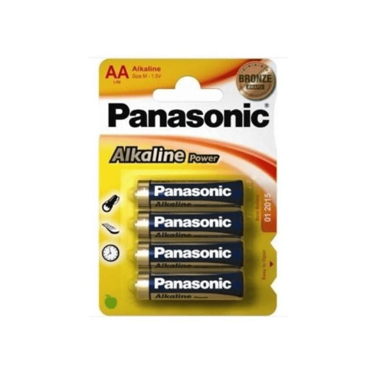 Panasonic Alkaline Power AA Batteries 4-pack LR6APB/4BP