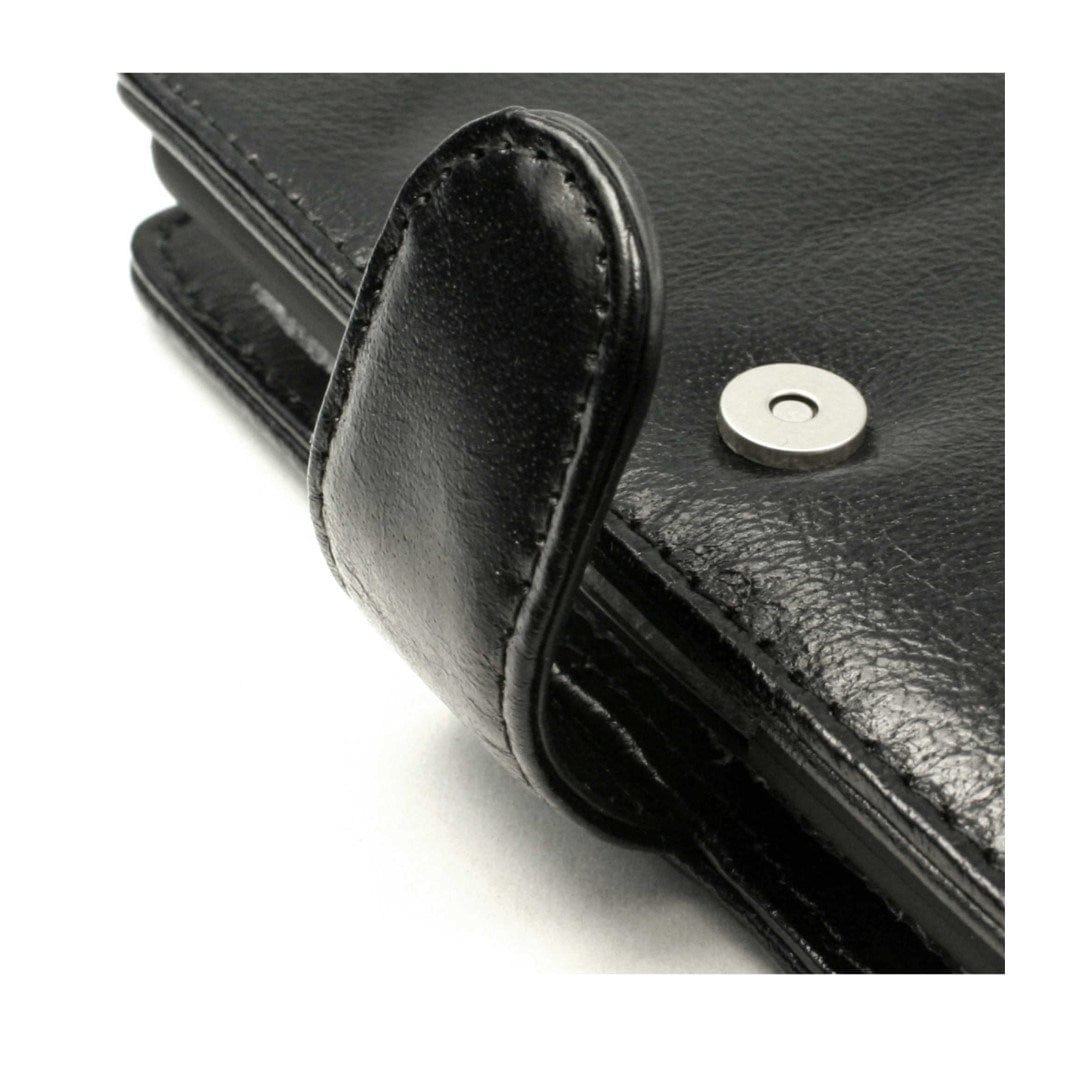 Tuff-Luv Personalised Leather Wallet Style Case for Sony Xperia Z3 & Dual Black LZR_J2_51