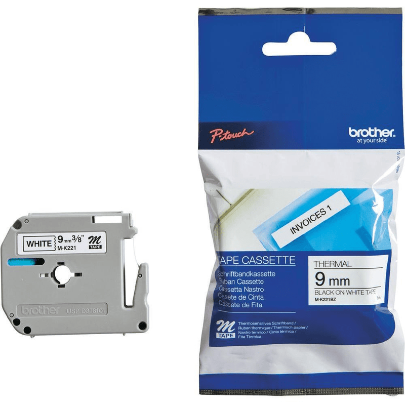 Brother M-K221 label-making tape