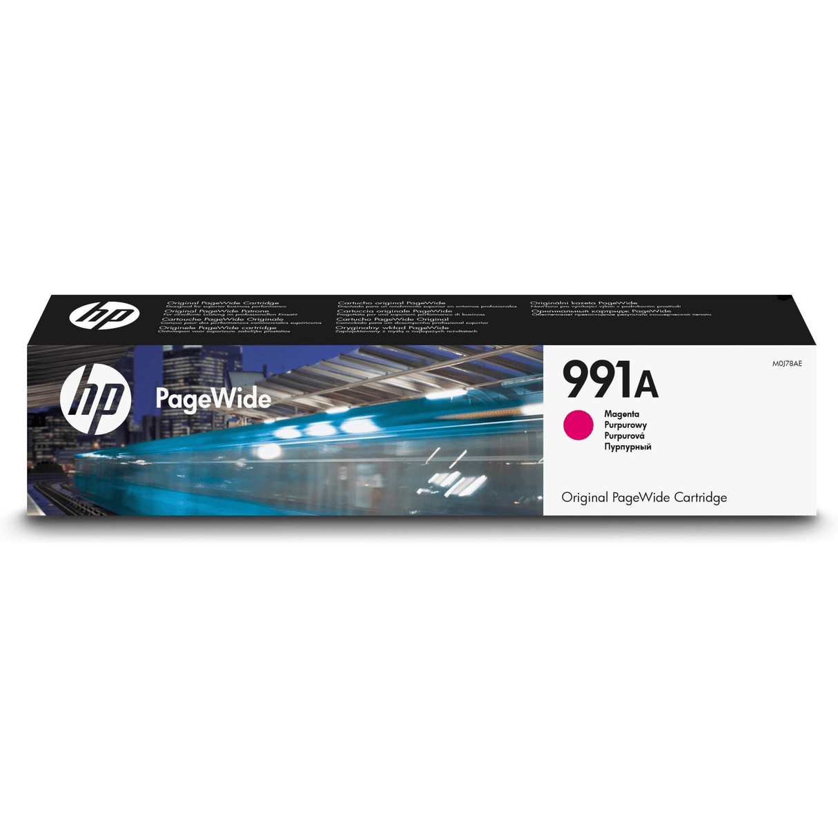 HP 991A PageWide Magenta Standard Yield Printer Ink Cartridge Original M0J78AE Single-pack