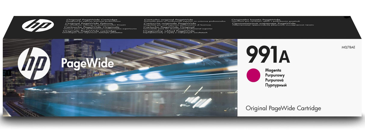 HP 991A PageWide Magenta Standard Yield Printer Ink Cartridge Original M0J78AE Single-pack