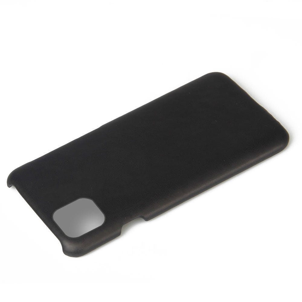 Tuff-Luv Slim Leather Shell Case Wrap Compatible With iPhone 11 Pro Black M1333
