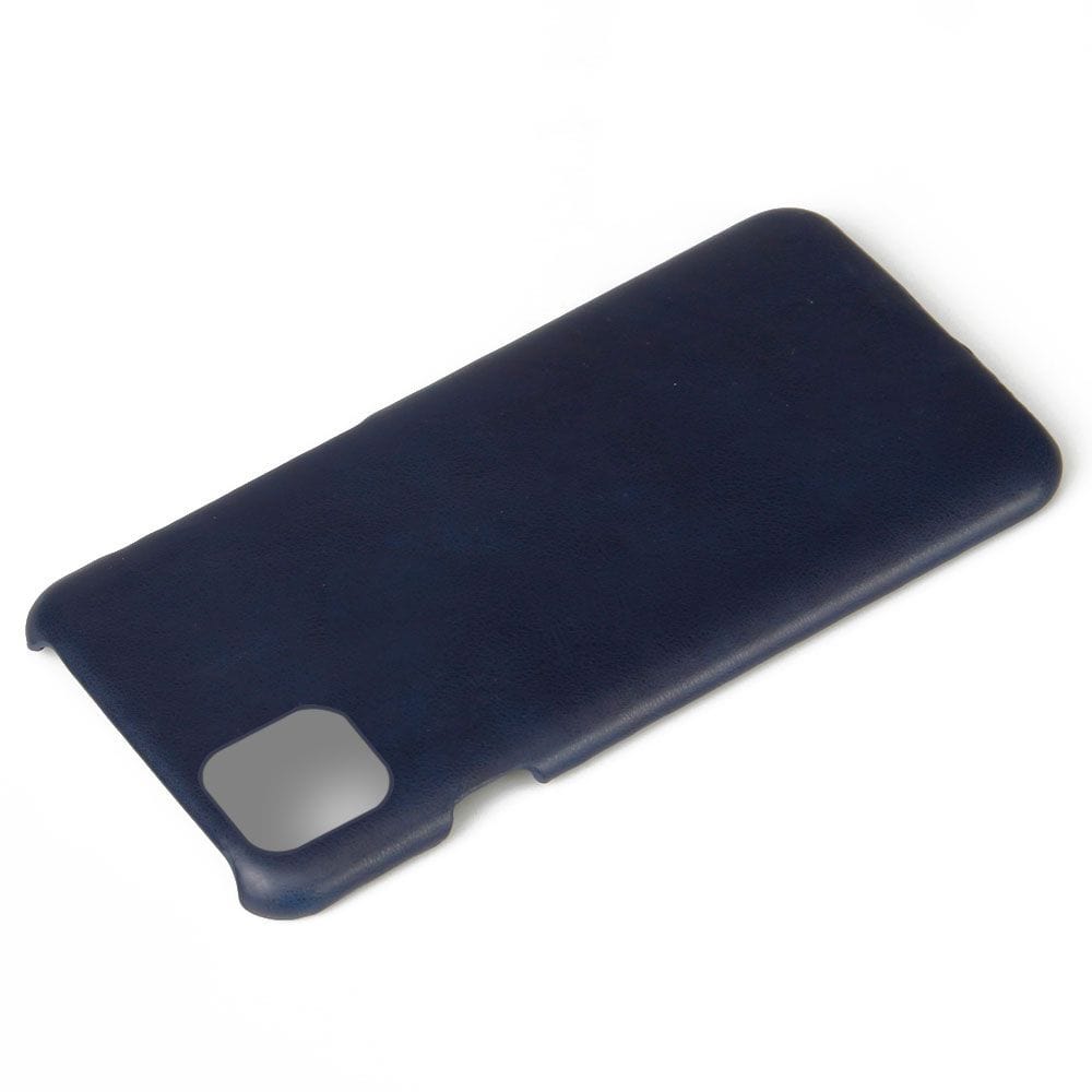 Tuff-Luv Slim Leather Shell Case Wrap Compatible With iPhone 11 Pro Blue M1335