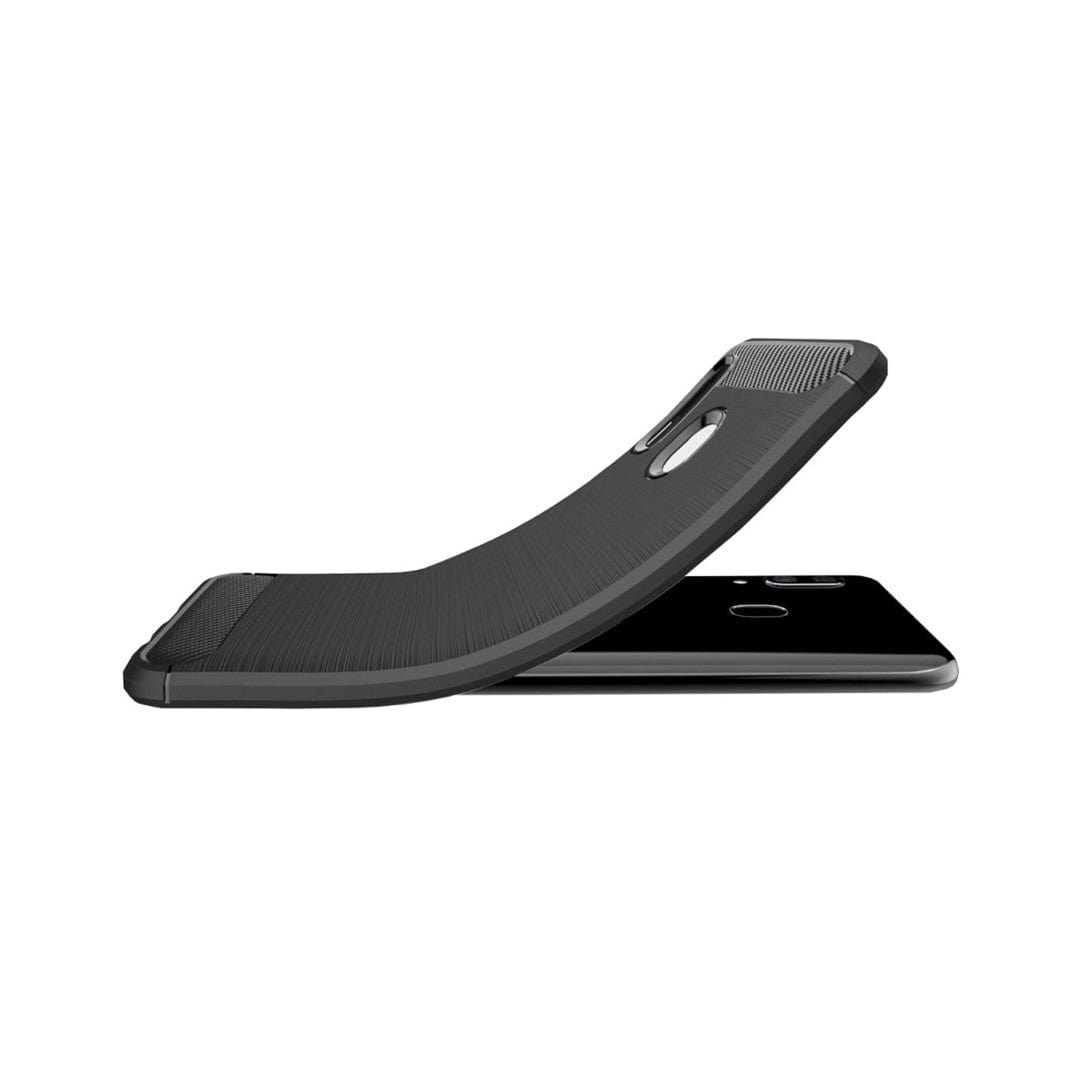 Tuff-Luv TPU Protective Shockproof Back Cover Case for Samsung Galaxy A30 Black M843