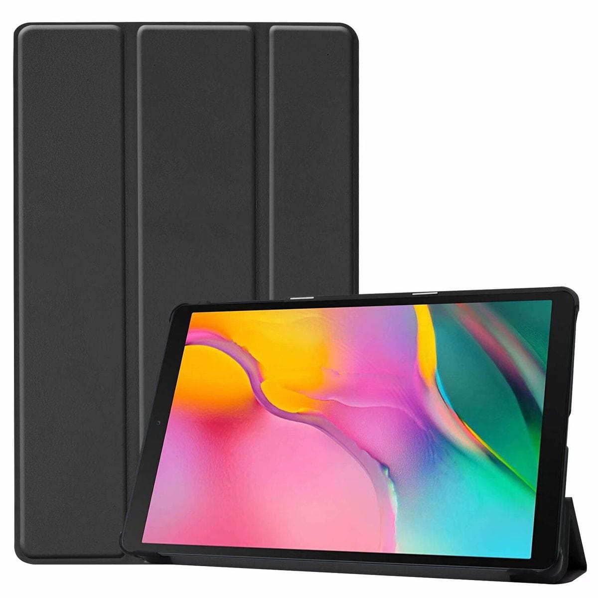 Tuff-Luv Faux Leather Case and Stand for Samsung Galaxy Tab 10.1 (LTE) T510/T515 – Black M884