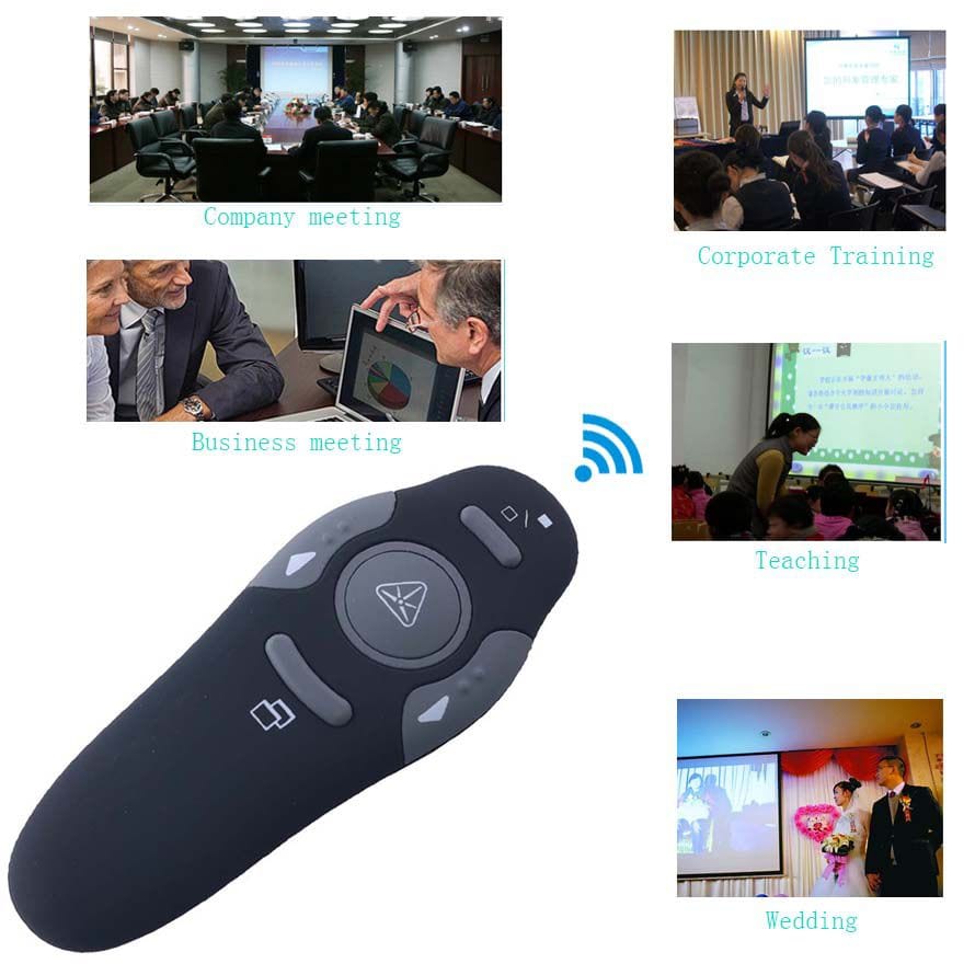 Tuff-Luv Wireless Preseter/Clicker - Black MF2009