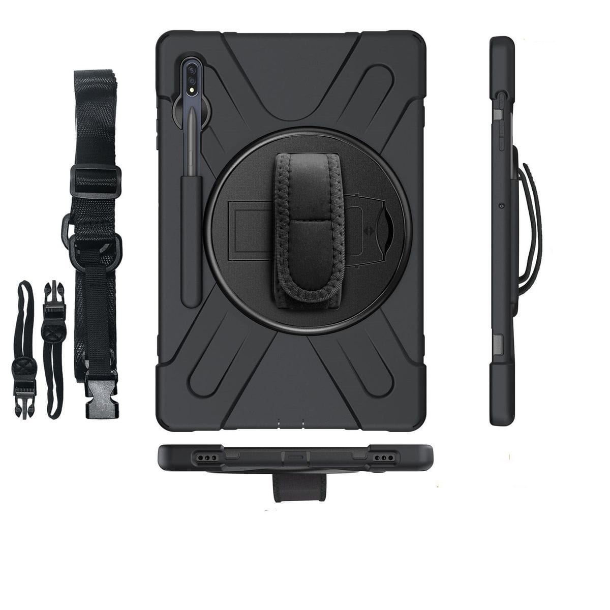 Tuff-Luv Rugged Case Pen Holder Samsung Galaxy Tab MF3276