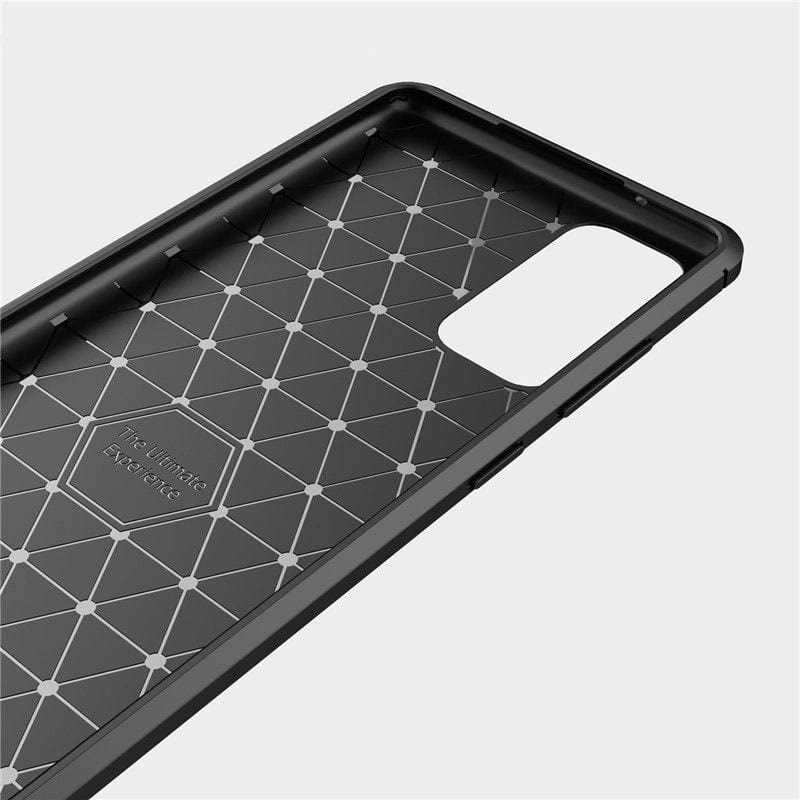 Tuff-Luv Carbon Stlye Rugged Armour Case for Samsung S20 FE - Black MF3356