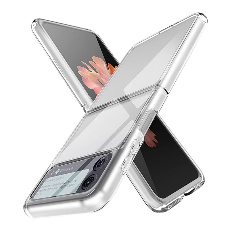 Tuff-Luv Hard Crystal Case for Samsung Z Flip 3 - Clear MF570