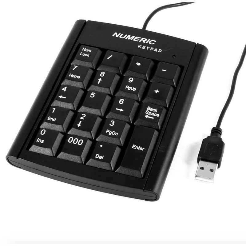 Tuff-Luv Mini Numeric Keypad USB Wired - Black MF661