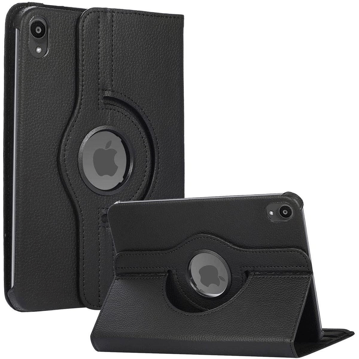 Embossed Leaf 360 Rotating Folio Leather Case Cover With Stand For IPad Mini & Mini 2