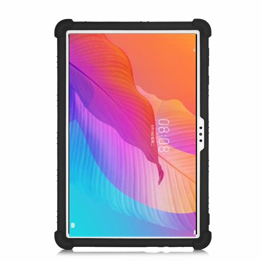 Tuff-Luv Rugged Silicone Case and Stand for Huawei Matepad T10S - Black MF725