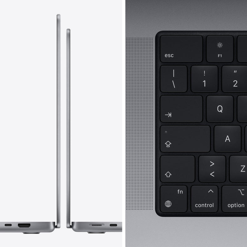 Apple MacBook Pro 16-inch Laptop - Apple M1 Max 1TB SSD 32GB RAM macOS Monterey Space Grey MK1A3ZE/A