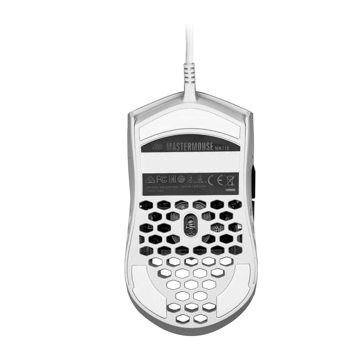 Cooler Master Gaming MM710 Mouse USB Type-A Optical 16000dpi Ambidextrous MM-710-WWOL1