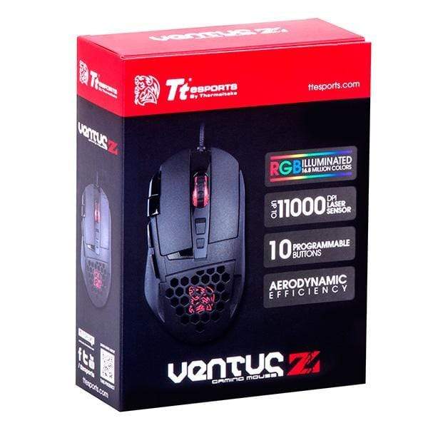 Thermaltake VENTUS Z Mouse USB Type-A Laser 11000dpi Right-hand MO-VEZ-WDLOBK-01