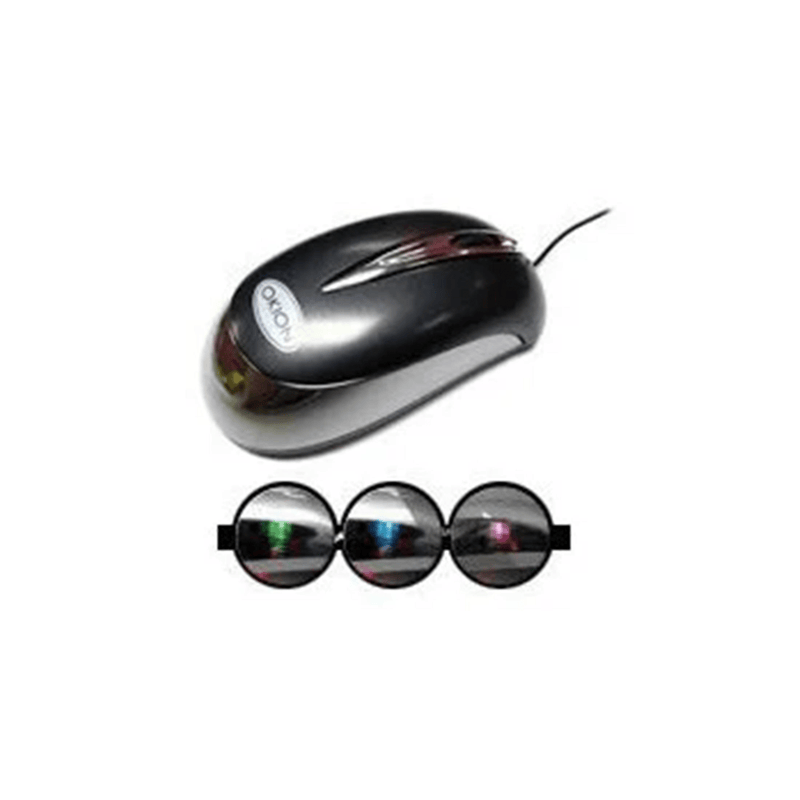 Okion Raintoons Multi Colour USB & PS/2 Optical Mouse MO254UP