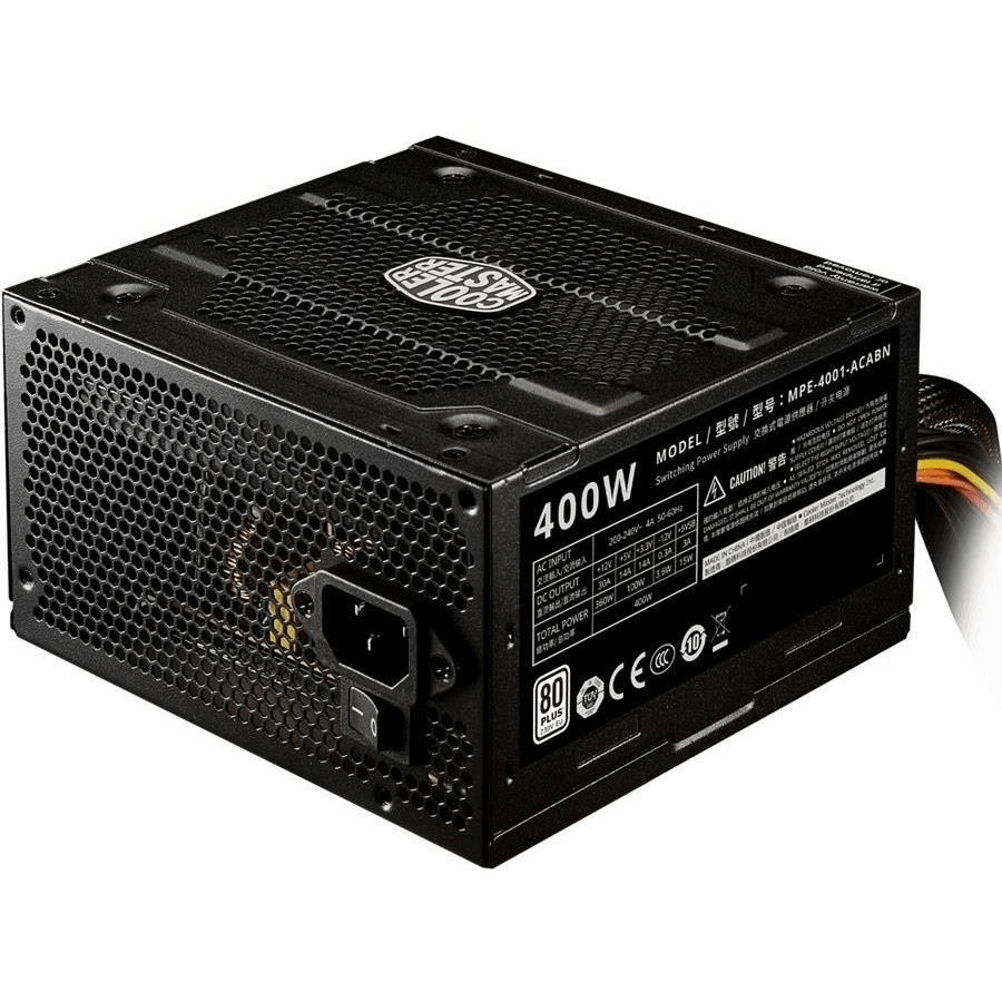Cooler Master Elite 400 230V V4 80 Plus Standard 400W Power Supply Unit MPE-4001-ACABN-WO