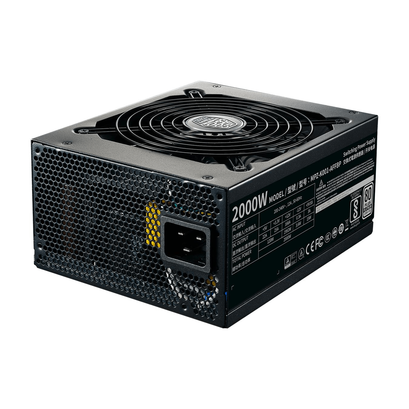 Cooler Master M2000 Platinum 80 PLUS Platinum 2000W Power Supply Unit