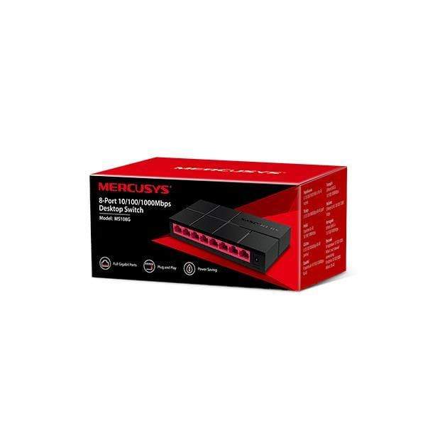 Mercusys 8-port 10/100/1 000 Mbps Desktop Switch MS108G