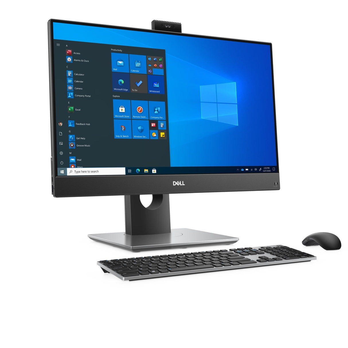 Dell OptiPlex 7480 23.8-in FHD Intel Core i7-10700 M.2 PCIe 512GB SSD 16GB RAM Wi-Fi 6 Windows 10 Pro All-In-One Desktop PC N010O7480AIO