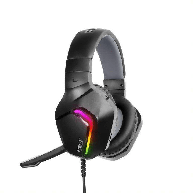 Alcatroz NeoX HP500-RGB Gaming Headset Black Grey NEOXHP500BGREY