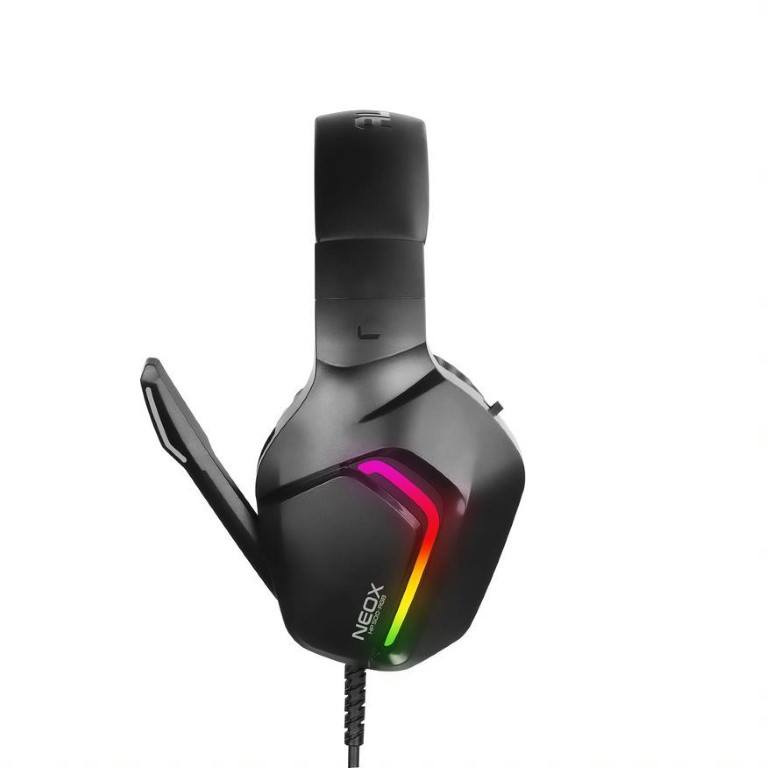 Alcatroz NeoX HP500-RGB Gaming Headset Black Grey NEOXHP500BGREY