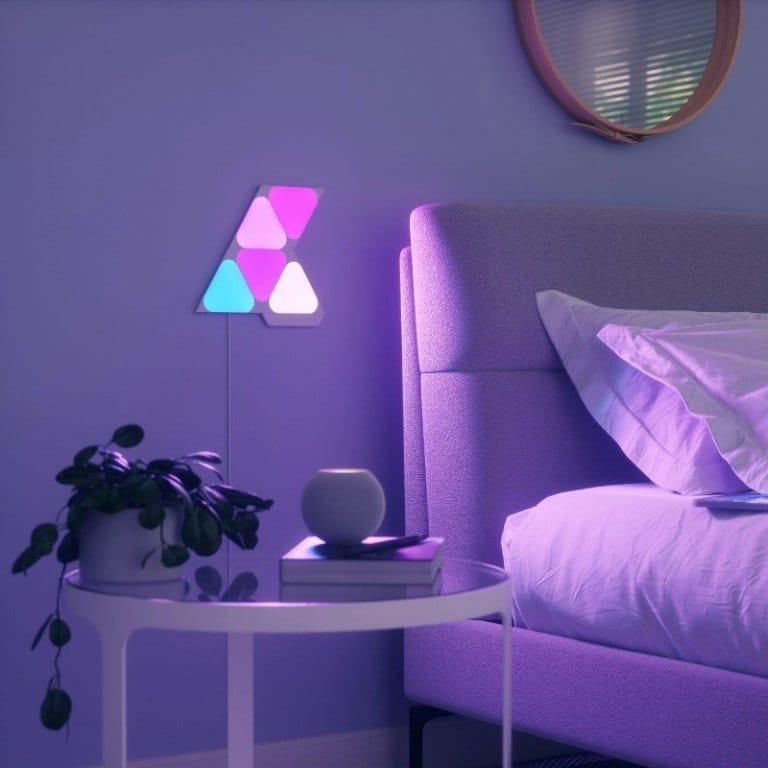Nanoleaf Shapes Mini Triangles Light Panels - 5 Panel Starter Kit NL48-5002TW-5PK