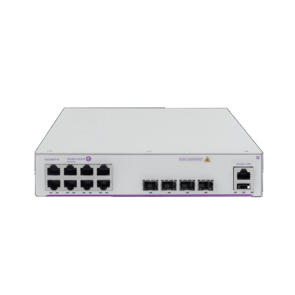 Alcatel Lucent OS2260-P10-EU OmniSwitch WebSmart+ 8-port Gigabit Ethernet LAN Switch OS2260-P10-IN
