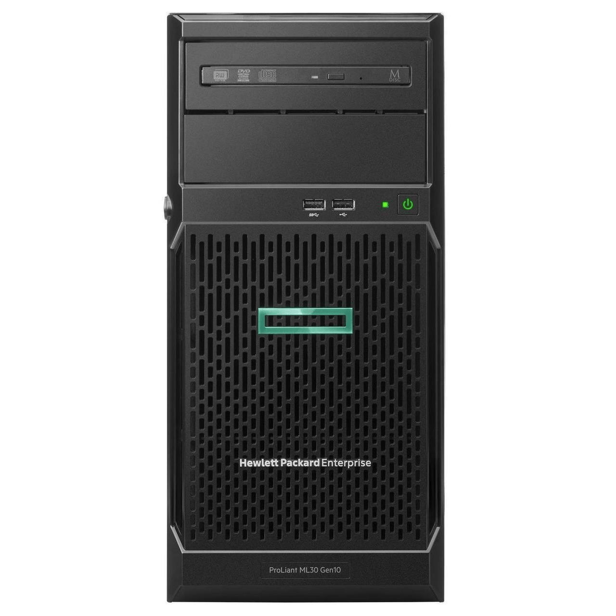HPE ProLiant ML30 Gen10 Server Intel Xeon E 3.4GHz 8GB DDR4-SDRAM 24 TB Tower (4U) 350 W P16926-421