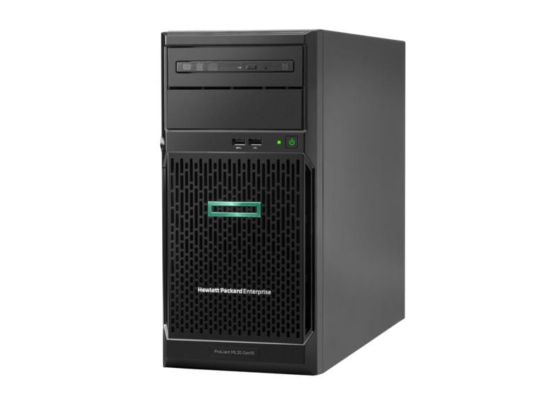 HPE ProLiant ML30 Gen10 Server Intel Xeon E 3.4GHz 8GB DDR4-SDRAM 24 TB Tower (4U) 350 W P16926-421