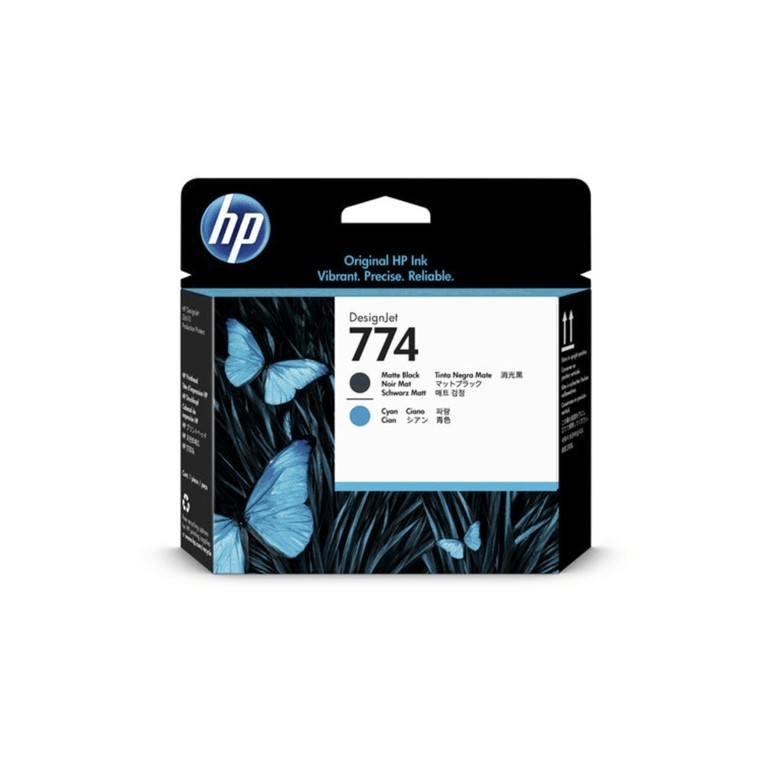 HP DesignJet 774 Matte Black and Cyan Original Printhead P2W01A