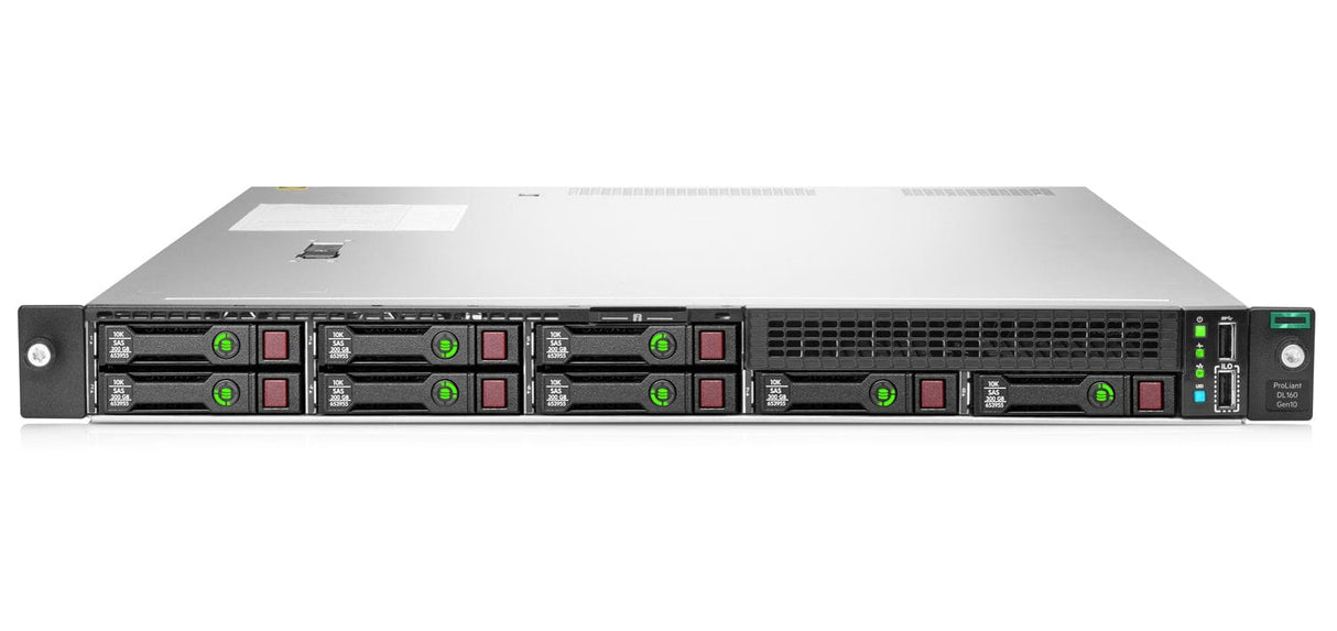 Hewlett Packard Enterprise ProLiant DL160 Gen10 server 20 TB 2.4 GHz 16 GB Rack (1U) Intel Xeon Silver 500 W DDR4-SDRAM