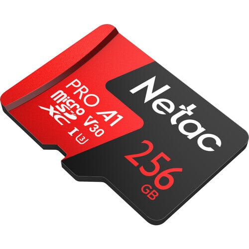 Netac P500 Extreme Pro 256GB MicroSDHC Class 10 V10 U1 Memory Card P500-PRO-256G