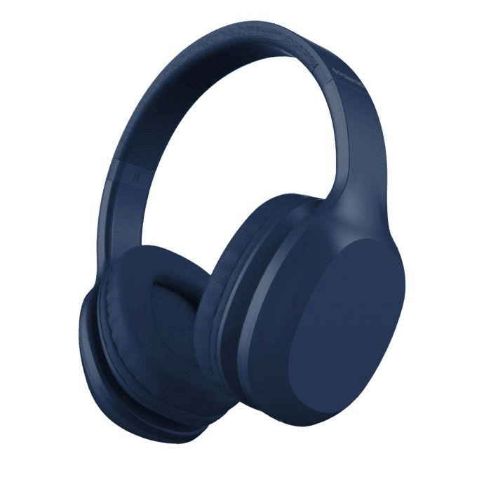 Polaroid PBH366BL 36 Hour Bluetooth Headphones With Travel Pouch Blu