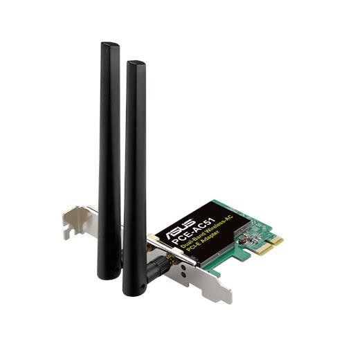 ASUS Wireless-AC750 Dual-band PCI-E Adapter WLAN Internal PCE-AC51