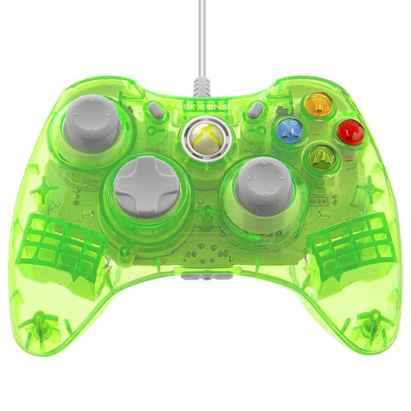 PDP Rock Candy Gamepad Xbox 360 USB Green and Transparent PDP-037-010-AU-NGR