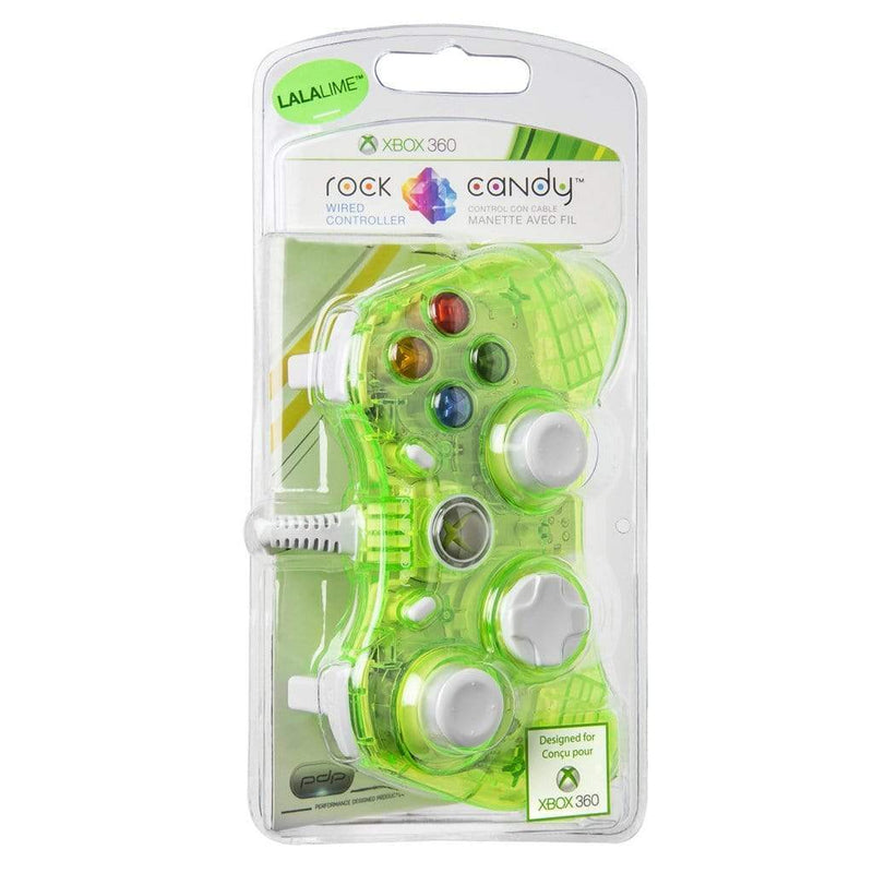 PDP Rock Candy Gamepad Xbox 360 USB Green and Transparent PDP-037-010-AU-NGR