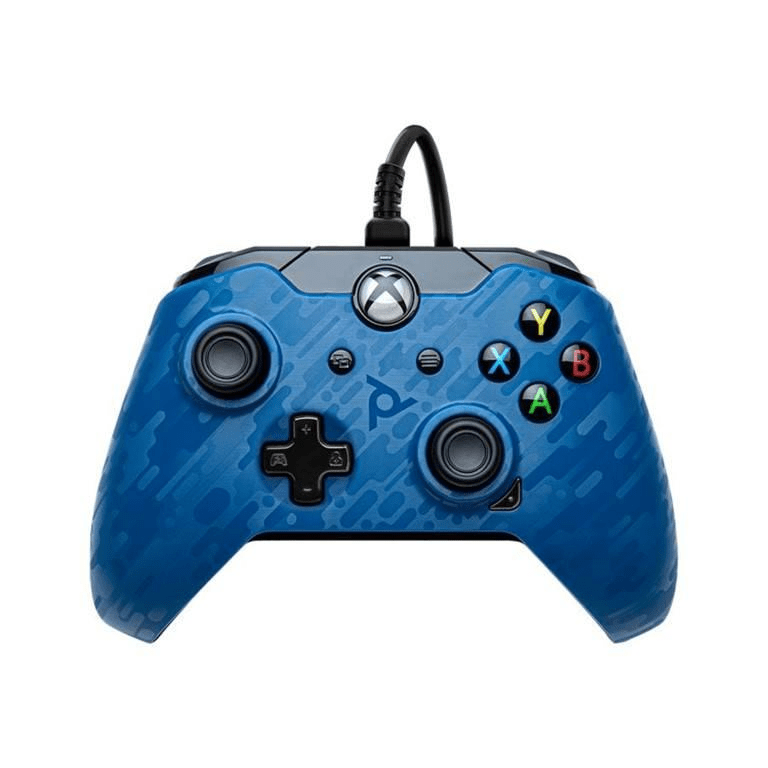 PDP Xbox One Blue Camo Wired Controller PDP-048-082-EU-CM02