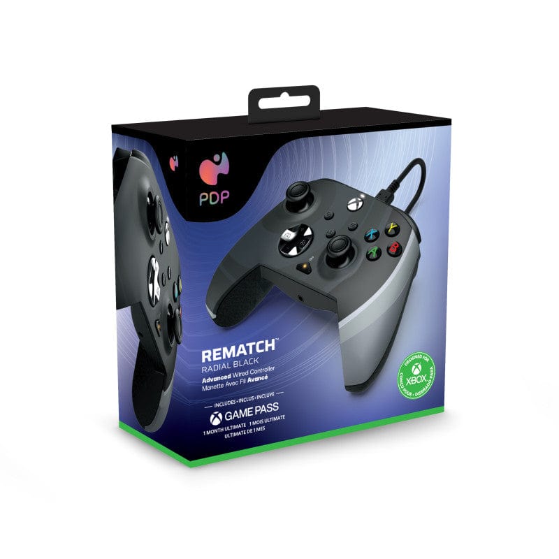 PDP Rematch Wired Controller for Xbox Series X/S Radial Black PDP-049-023-RB